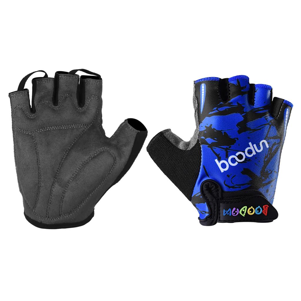 Boodun Kidsren's Balance Bike Cycling Gloves Half-Finger Bicycle Roller Skating Sports Boys and Girls Cycling Equipment