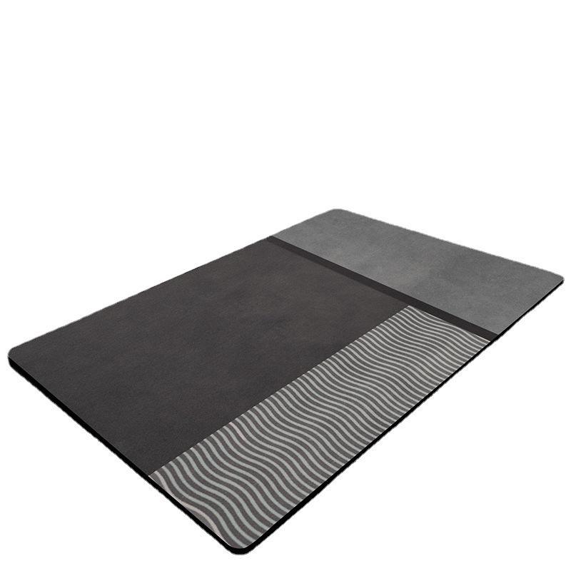 Nordic Simple Diatom Mud Floor Mat Bathroom Floor Mat Household Bathroom Wear-resistant and Water-absorbing Foot Mat Porch Entrance Door Mat