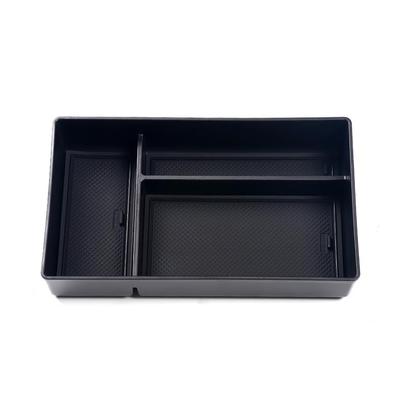 Smabee für Lexus NX -2026 260 350h 450h/ RZ EV Mittelkonsolen-Armlehnen-Aufbewahrungsbox Tablett Zubehör Aufräumen SCHWARZ