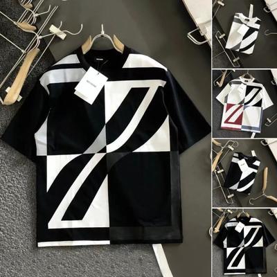 Männer Sommer T-shirt O Hals Farbe Passenden Lose Kurzen Ärmeln Weiche Atmungsaktive Mittellange Pullover Casual Täglichen Top