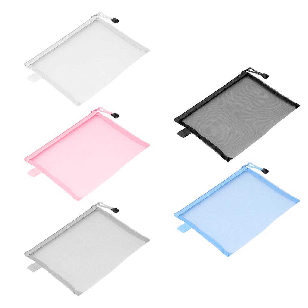 10PCS  Documents Pouch Waterproof Tear Resistant A5 Paper Size Document Organizer Bag