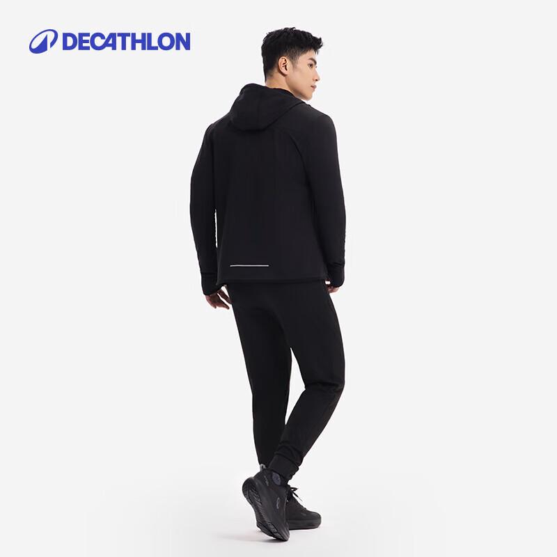 Decathlon Men's Outdoor Running Warm Hooded Sports Jacket