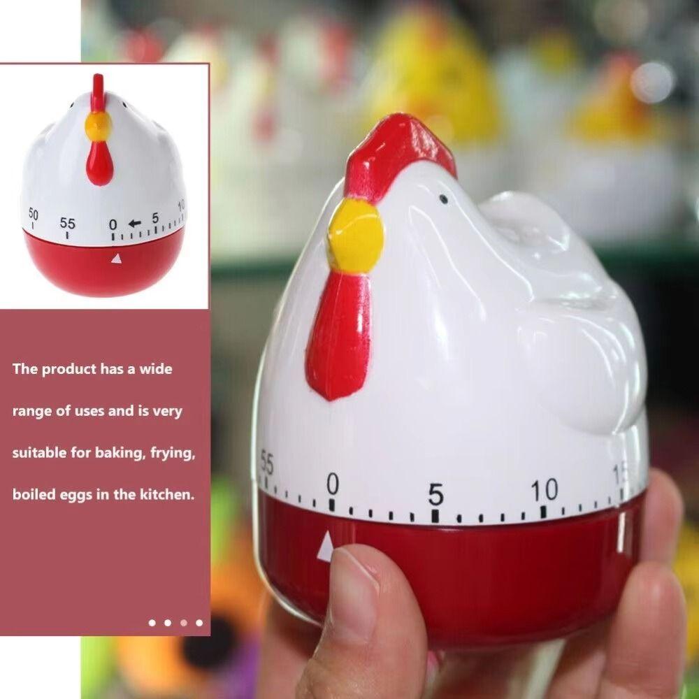 Hen Kitchen Timer Mechanical Countdown Clock Pattern Decor Cooking Timer  Kitchen Use