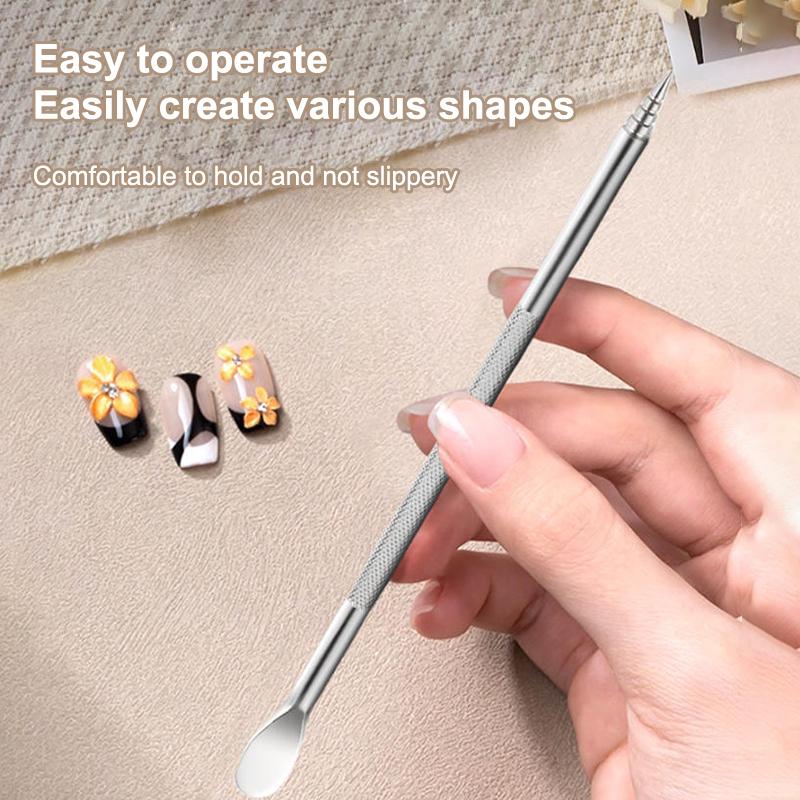 

Double-Ended Nail Art Carved Pen 12.5Cm Multi-Function Mix Gel Polish Nail Builder Pen Diy 3D Carving Flower Sculpture Brush