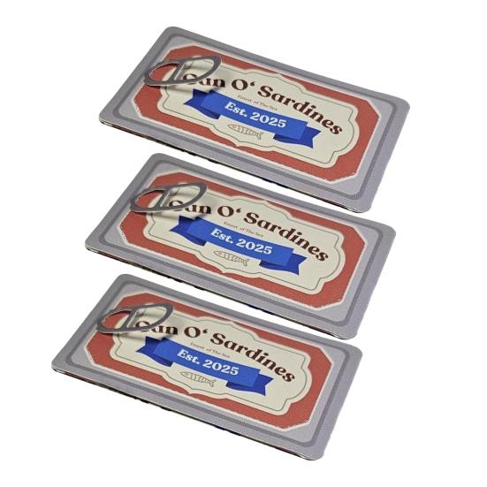 Sardines In Can Sticker Dark Humor Funny Bumper Die-Cut Sticker for Water Bottles Laptop Phone Car Ski Helmet Phone Case Decor