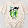 Retro Jalapeno Heat Graphic T-Shirt, Vintage Green Pepper Foodie Tee