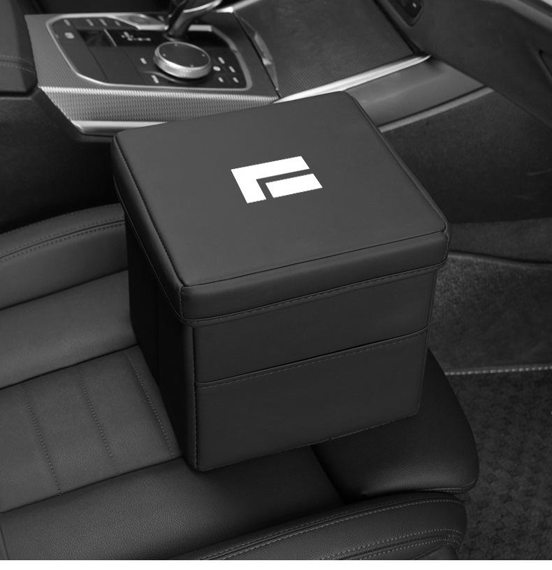 2024 Rox Jishi 01 Auto-Mülleimer: Faltbare Innenaufbewahrungsbox mit Deckel