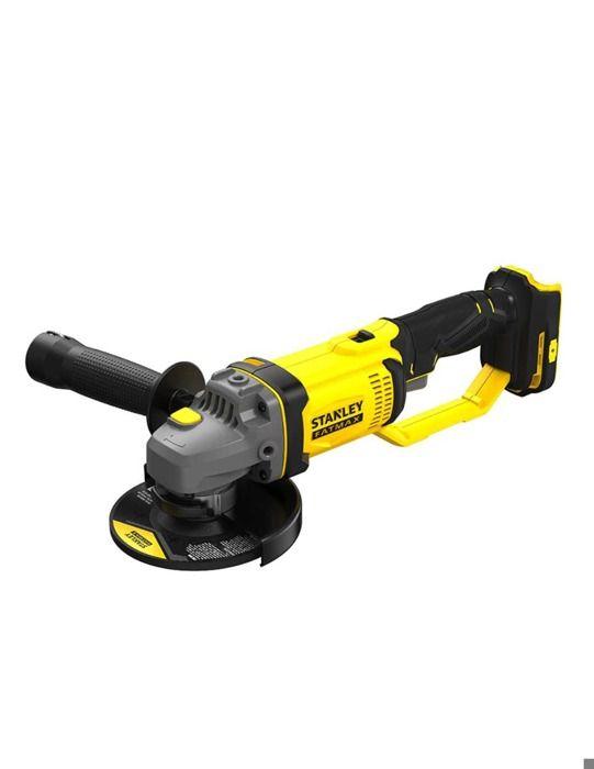 V20 meuleuse 125mm - lithium 18v - sans batterie stanley fatmax - sfmcg400b-xj