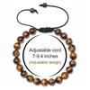 3 Style 8mm Natural Tiger Eyes Lava Rock Protection HANDMADE Bracelet Men's Gift