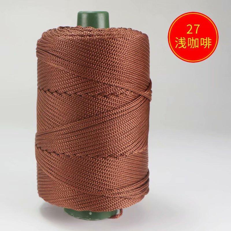 1Pcs 200g Light Body Silk, Hemp Thread, Ice Silk Thread, Bucket Packaging, Hand Woven, Knitted, Hollow Thread Hook Bag