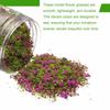 CoCud 2-Pack Model Flower Glasses, 185ml Capacity, Fake Miniature Flower Glass Tree, Plastic Sponge, Purple. Uses: