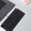 USB-Tastatur mit Kabel 78 Tasten Kompakte leise Tastatur für PC Laptop Tablets Desktop-Computer