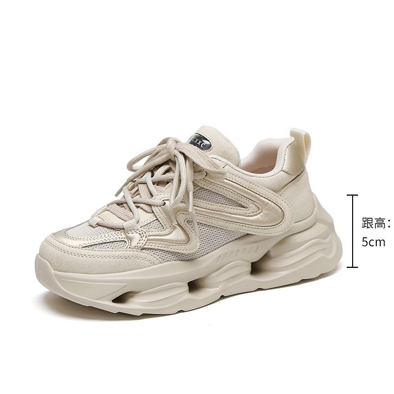

Lightweight dad shoes spring women s foam soles running shoes versatile breathable Korean version sports shoes casual trendy shoes women 40