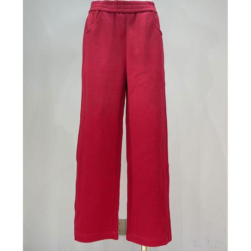 

2024 Зима Качество Строгий Отбор Толстые Теплые Эластичная Талия На Все Случаи Жизни Бог Штаны Король Жареных Бог Штаны Сохраняющие Тепло Штаны Figure Red 4XL