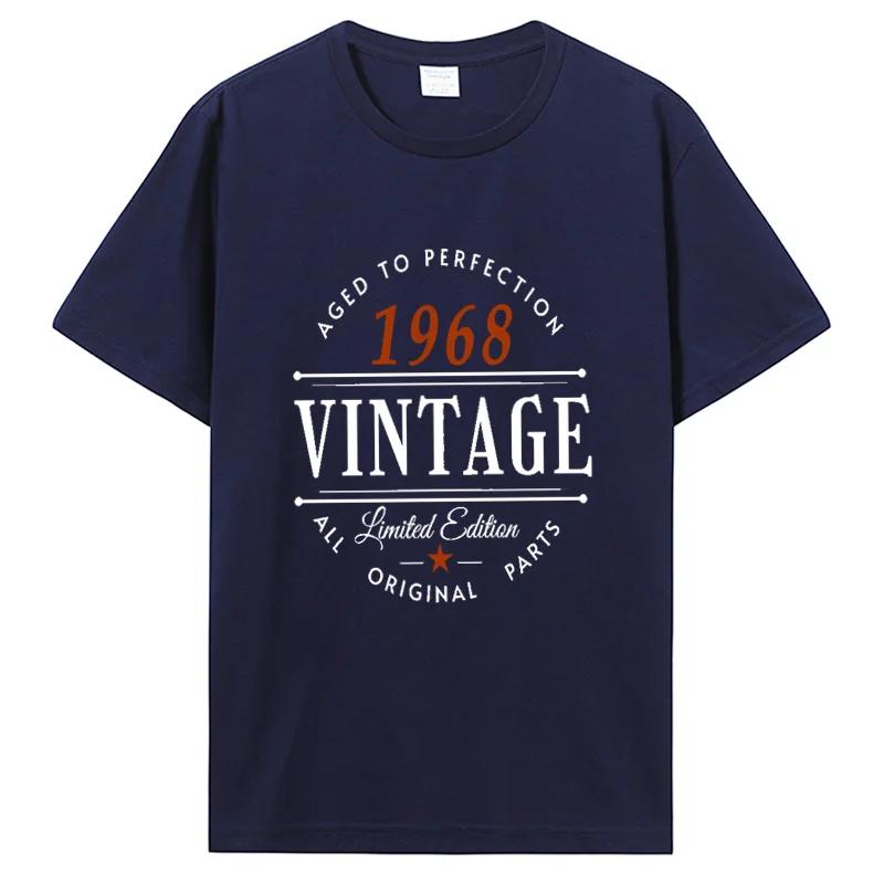 Novelty Vintage Born In 1968 Classic T Shirts Cotton Streetwear Short Sleeve Birthday Gifts Summer Style T-shirt Clothing