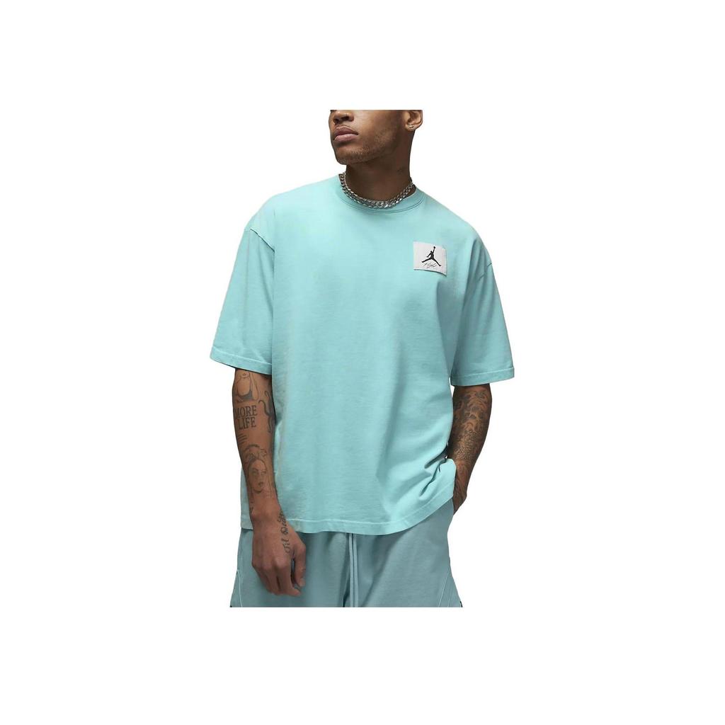 Jordan Flight Essential Crew Neck Short Sleeve T-Shirt Men Tops Light-Blue DZ0605-464