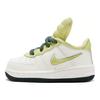 Nike Force 1 Detské protišmykové odolné nízke vychádzkové topánky Detské tenisky Zelená Žltá FB9512-100