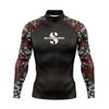 SCUBAPRO Maglia a Maniche Lunghe Rash Guard Uomo Protezione UV Maglietta da Nuoto Surf Diving Snorkeling Sport Acquatici