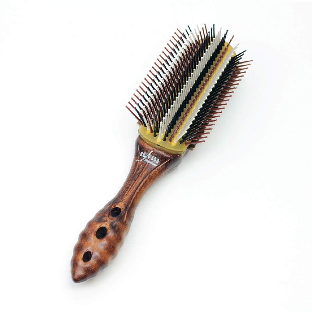 Wood Dragon Air Styler Curl 11 1 Brush Y.S.PARK Brush, Rows, YS-WD105, Brown,