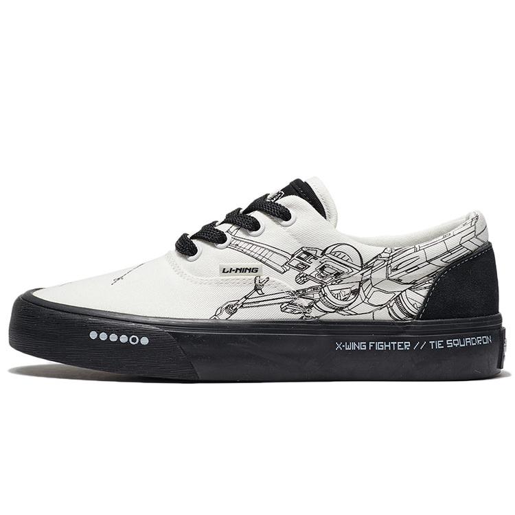 

Li Ning X Star Wars Скейтбординг Низькі Кремово-білий Чорний Жіночі AGCS202-2 36