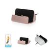 Supporto Ricarica Rapida Tipo C Pd 15w Dock in Plastica per Telefono Per Iphone Android Organizzatore da Scrivania Casa Ufficio