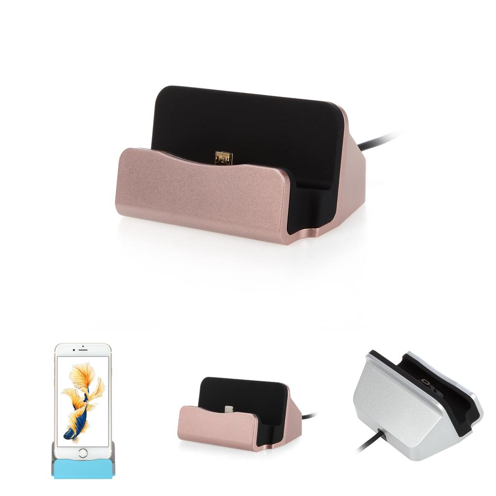 Supporto Ricarica Rapida Tipo C Pd 15w Dock in Plastica per Telefono Per Iphone Android Organizzatore da Scrivania Casa Ufficio