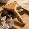 Copper/Horn Balls Manual Facial Gua Sha Tool Sandalwood Lymphatic Drainage Massager Neck Massage