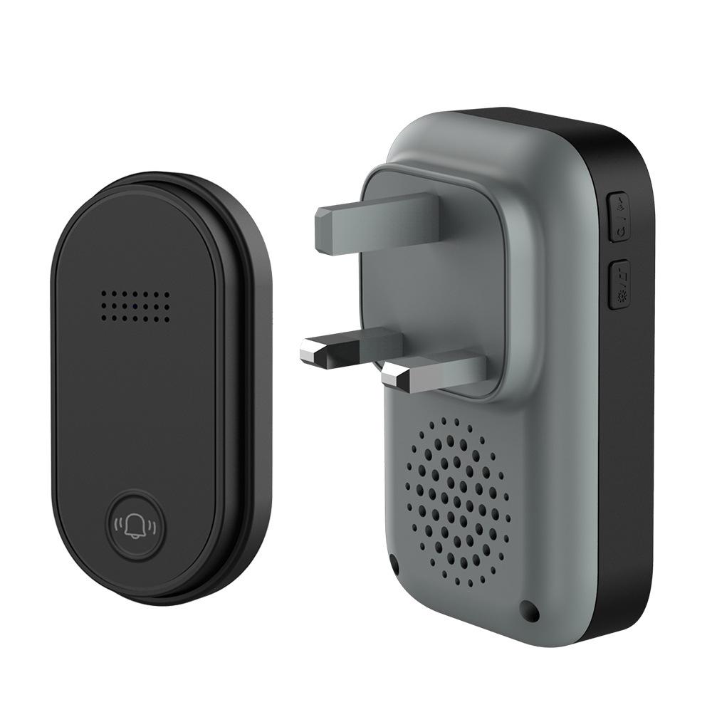 Dual-Mode Wireless Waterproof Battery-Free AC Doorbell