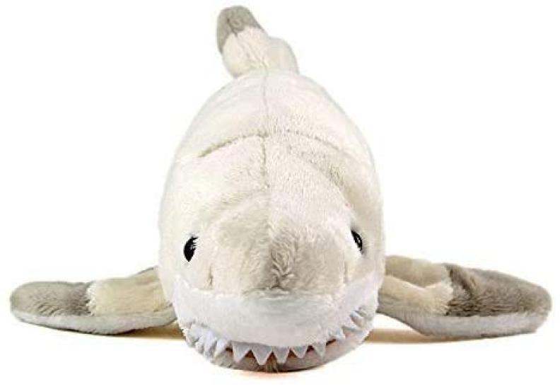 Carolata Grey Shark Plush Toy Realistic Shark Sea Creature Animal Toy Doll Gift Present Birthday Christmas Present (Small/Soft Touch) (Twice Tested) /