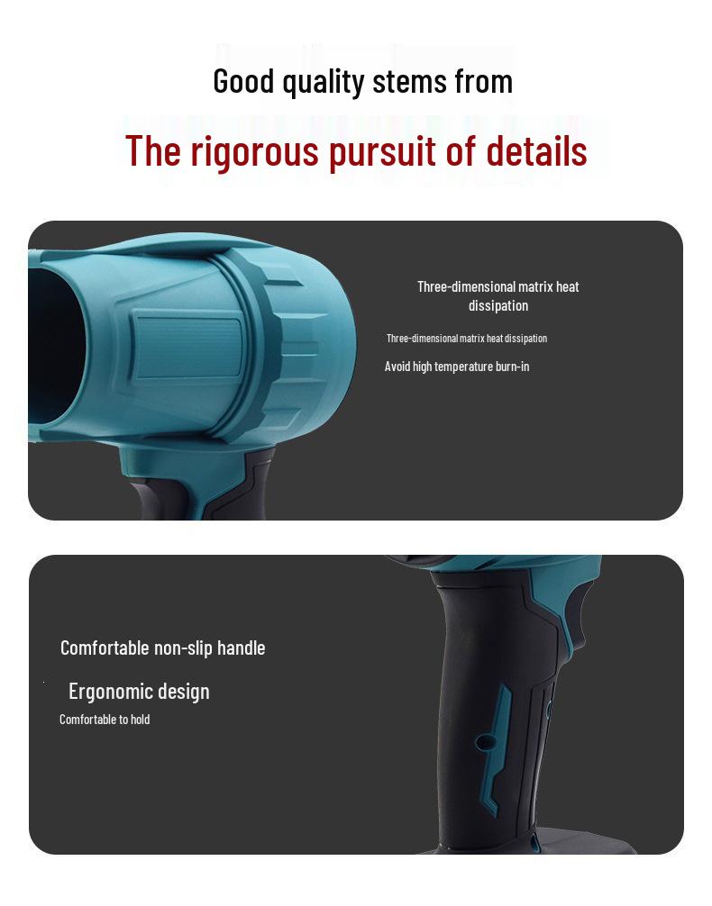Multi-functional Electric Dust Removal Gun for Home & Car Appliances with High Power Hair Dryer Feature