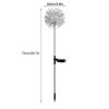 Solar Garden Light Outdoor Dandelion Garden Balcony Decoration Layout Inserted Lawn Lights