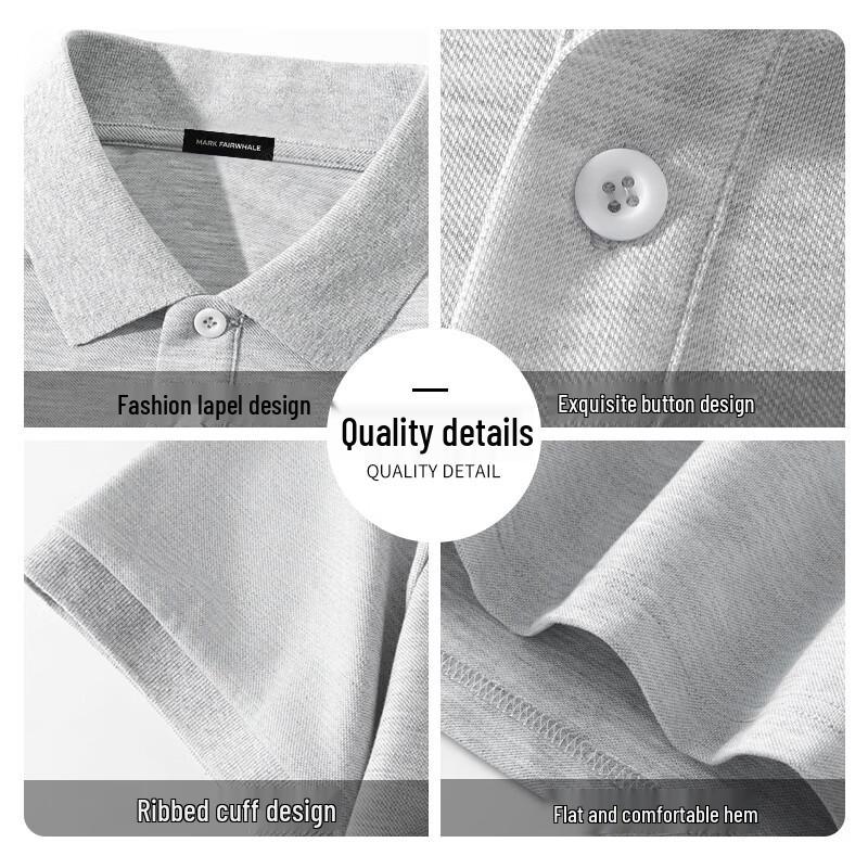 Mark Fairwhale Men's Cooling Anti-Bacterial Polo T-Shirt
