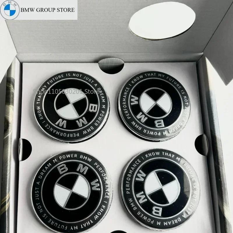 BMW ZESTAW 4szt 56MM 68MM Pływające Dekielki Piast Kół Dla BMW M E39 E46 E60 E90 F10 F30 G32 G38 G01 G02 G05 F45 F46 F48 F49 F39 F90