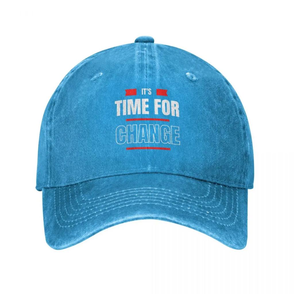 It's Time For Change Baseball Cap New Hat Custom Cap Designer Man Hat Women'S