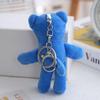 Cute Black Blue Cat Doll Keychain Pendant Backpack Hanging Ornaments Car Keyring Gift