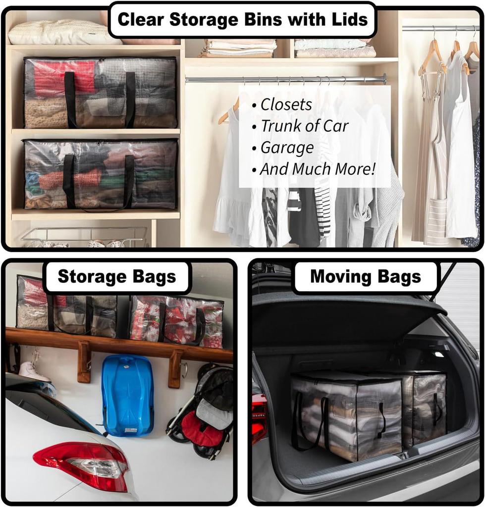 XL Heavy-Duty Portable Travel Storage Bags