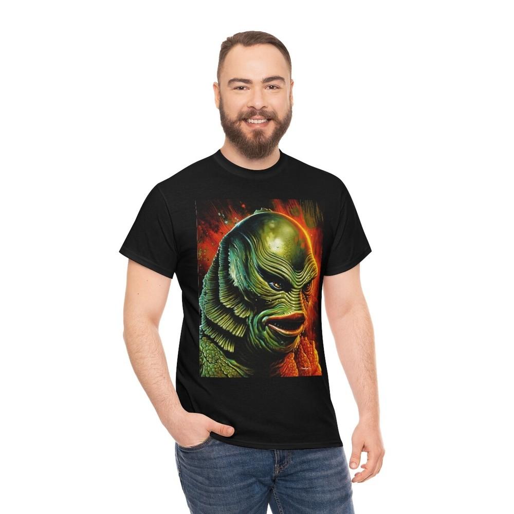 CREATURE From The Black Lagoon Unisex Heavy Cotton Tee Unisex T-Shirt XXL