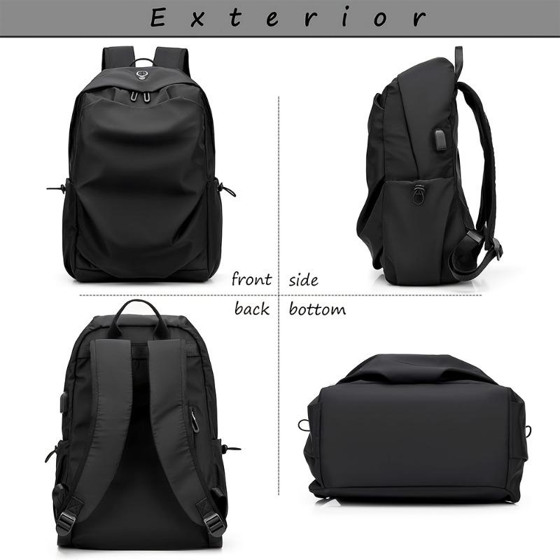 Men's Backpack, Casual Large Capacity Travel Bag, Trendy College Student Computer Bags, Fashion Middle School Student Backpacks