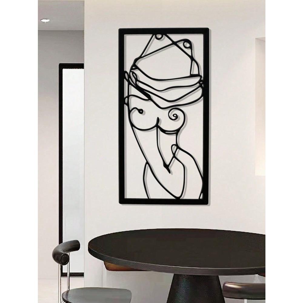 Creative Metal Wall Art Modern Minimalist Home Decor for Bedroom Living Room
