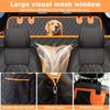 Waterproof Pet Car Seat Cover with Hanging Bag - Durable Polyester, Anti-Dirty Rear Cushion for Dogs and Cats