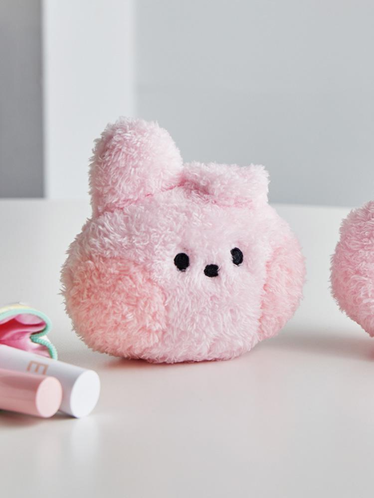 Line Friends BT21 COOKY Minini Glitter Plush Hand Mirror