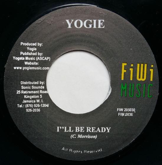 

7inch Record YOGIE - I ll Be Ready FIW0036 FiWi Music Jamaica Reggae, Ska & Dub Used