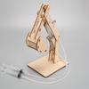 DIY Wooden Hydraulic Excavator Model, Children's Toy, Wooden Handmade Materials, Scientific Experiment, Steam Small Maker