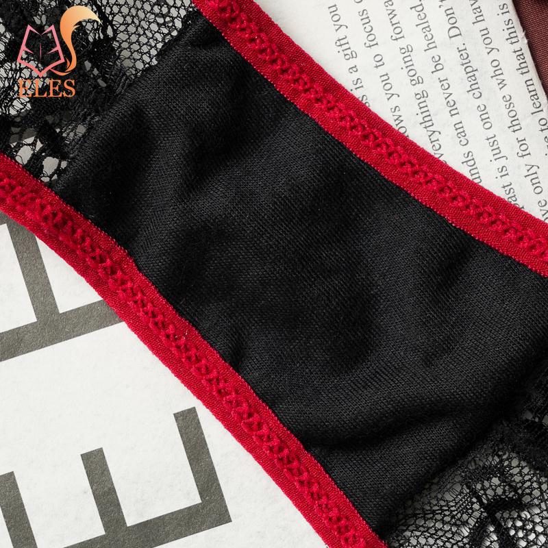 French Pure Desire Aesthetic Lace Underpants Women's Sexy Mesh Breathable Hollow Slim Fit Thin Band Low Waist Briefs for Ladies