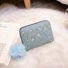 Short Embroidered Card Bag for Women's Coin Wallet Small Bag for Women Fashion Versatile 20% Discount Coin Wallet