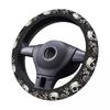Car Steering Wheel Cover No Inner Circle Skull Design Universal Steering Wheel Protector Anti-Slip Automotive Accessories