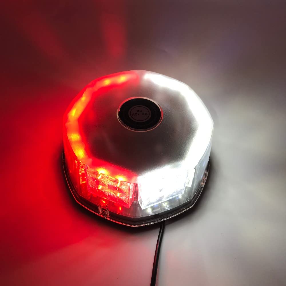 SZYUMO 32 LED Round Car Truck Emergency Flashing Light Police LED Warning Strobe