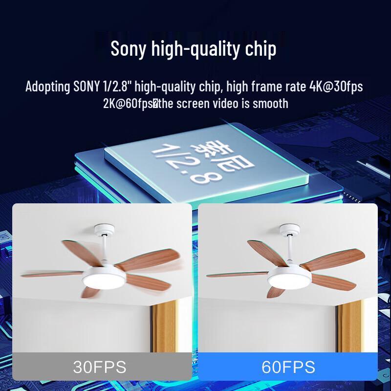 Aoni A3000Pro 4K AI Pan-Tilt Webcam