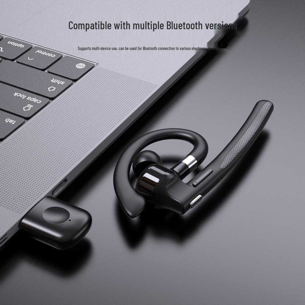 Bluetooth Business Headset with AI Translation, Noise Reduction, Long Battery Life, New Single Ear On-Ear Design, Version 5.4