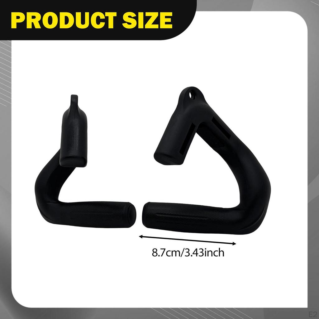 2x Pull Up Bar Handles Down Machine Attachment for Barbells Fitness Gym
